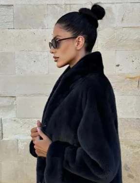 Шуба (жакет) из меха норки KOPENGAGEN FUR