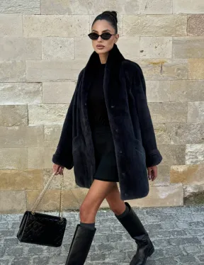 Шуба (жакет) из меха норки KOPENGAGEN FUR