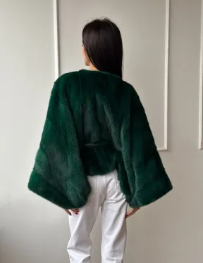 Полушубок из меха североамериканской норки - фасон 