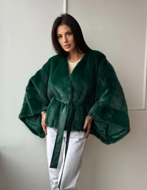 Полушубок из меха североамериканской норки - фасон 