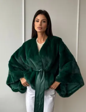 Полушубок из меха североамериканской норки - фасон 