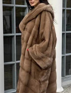 Норковая шуба из аукционной норки -  style 