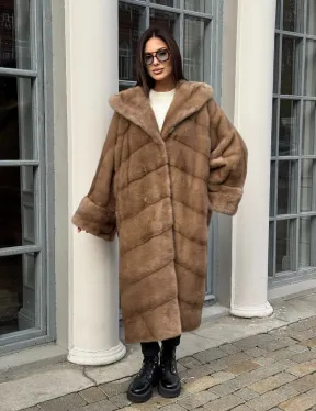 Норковая шуба из аукционной норки -  style 