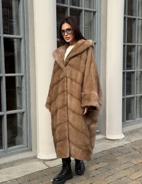 Норковая шуба из аукционной норки -  style 