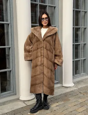 Норковая шуба из аукционной норки -  style 