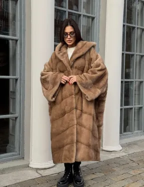 Норковая шуба из аукционной норки -  style 