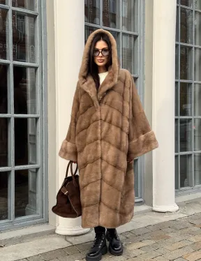 Норковая шуба из аукционной норки -  style 