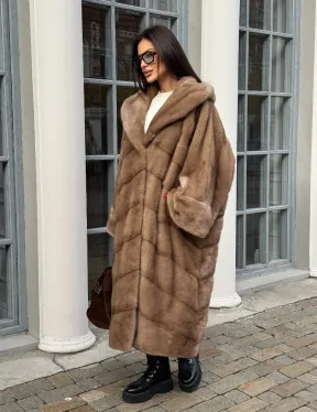 Норковая шуба из аукционной норки -  style 