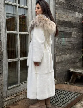 Шуба Халат из норки 