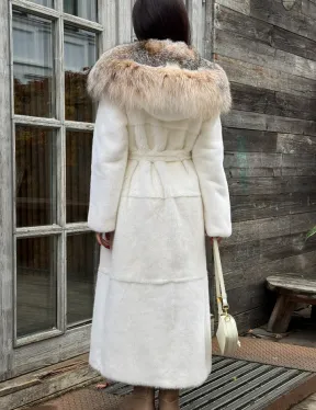 Шуба Халат из норки 