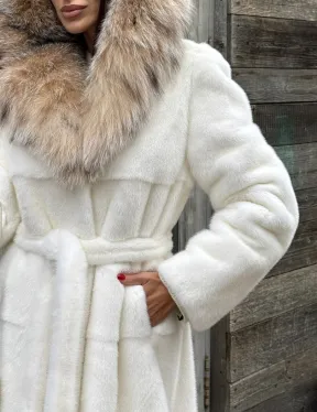 Шуба Халат из норки 