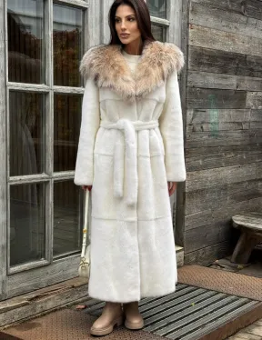 Шуба Халат из норки 
