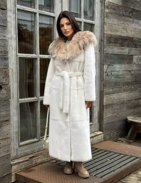 Шуба Халат из норки 