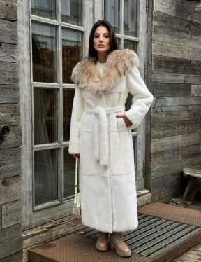 Шуба Халат из норки 