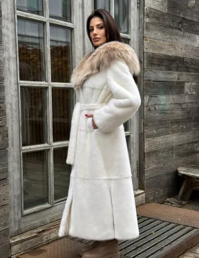 Шуба Халат из норки 