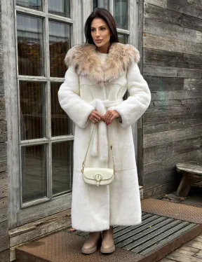 Шуба Халат из норки 