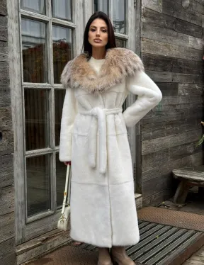 Шуба Халат из норки 