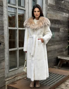 Шуба Халат из норки 