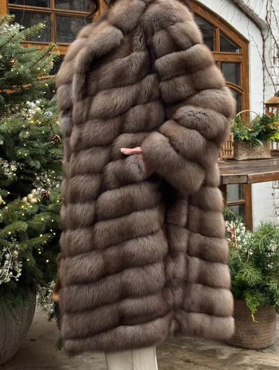 Манто из меха куницы