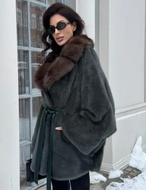 Норковый полушубок 