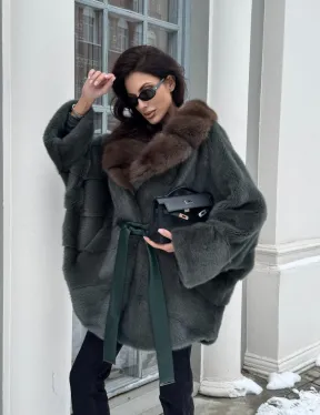 Норковый полушубок 