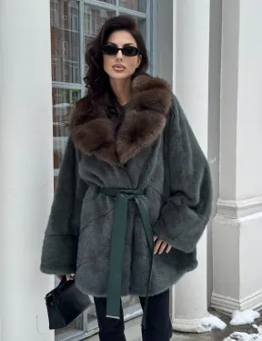 Норковый полушубок 