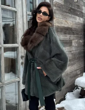 Норковый полушубок 