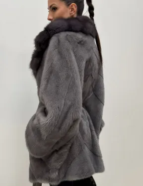 Полушубок норковый 