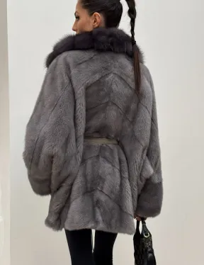 Полушубок норковый 