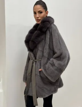 Полушубок норковый 