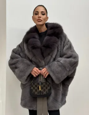 Полушубок норковый 