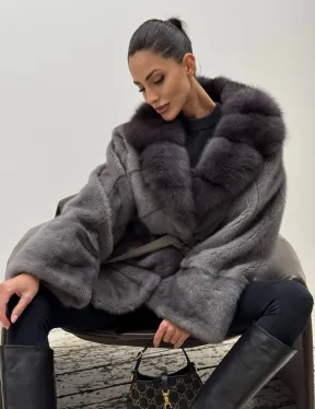 Полушубок норковый 