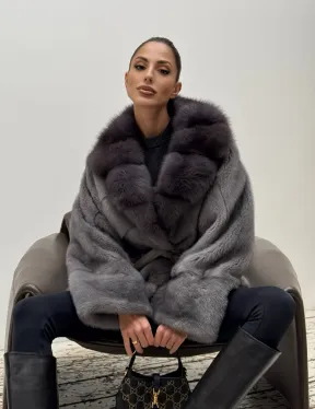 Полушубок норковый 