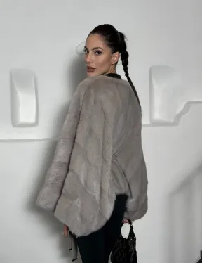 Шуба норковая натуральная короткая 