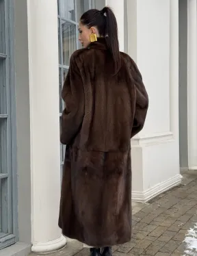 Норковая шуба из скандинавской аукционной норки PREMIUM COLLECTION