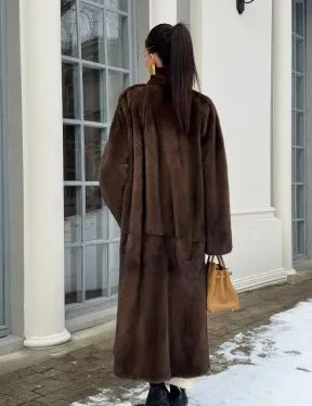 Норковая шуба из скандинавской аукционной норки PREMIUM COLLECTION