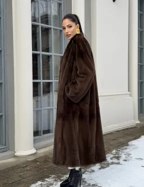 Норковая шуба из скандинавской аукционной норки PREMIUM COLLECTION