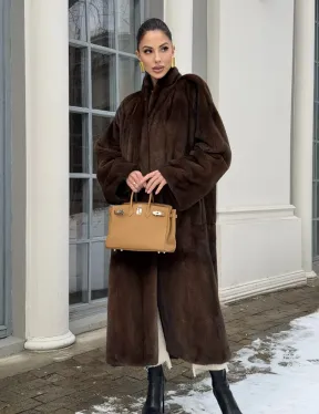 Норковая шуба из скандинавской аукционной норки PREMIUM COLLECTION