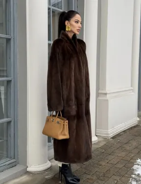 Норковая шуба из скандинавской аукционной норки PREMIUM COLLECTION