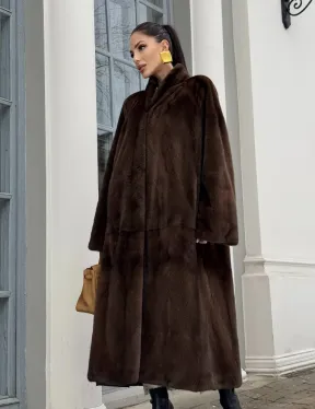 Норковая шуба из скандинавской аукционной норки PREMIUM COLLECTION