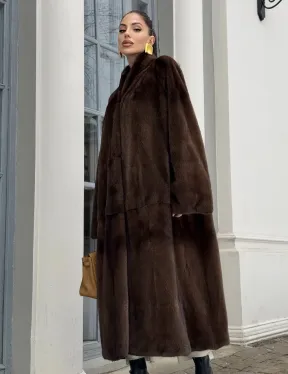 Норковая шуба из скандинавской аукционной норки PREMIUM COLLECTION