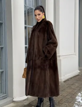 Норковая шуба из скандинавской аукционной норки PREMIUM COLLECTION