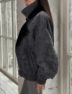 Дубленка - косуха из овчины керли 