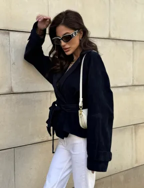 Модная куртка из замшевой кожи