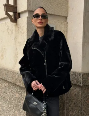 Норковая куртка - косуха из меха стриженой норки