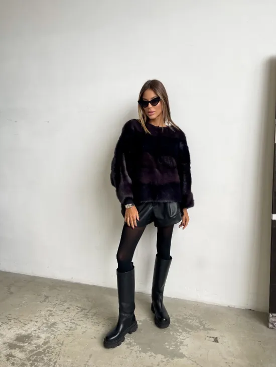 Норковая кофта