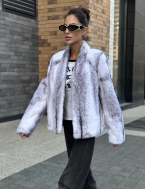 Меховая куртка из норковой крестовки