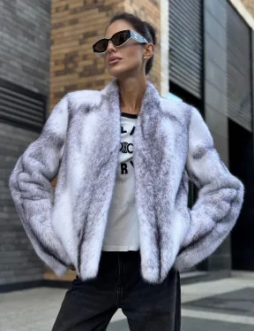 Меховая куртка из норковой крестовки