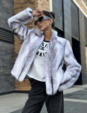 Меховая куртка из норковой крестовки