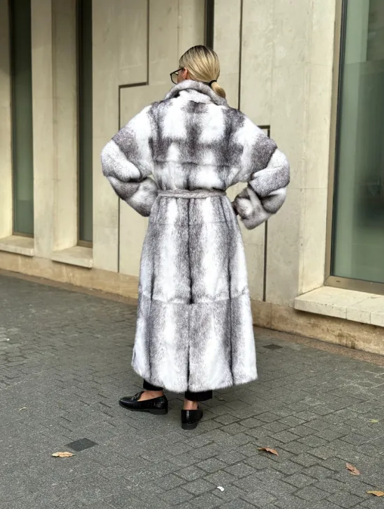 Норковая шуба - крестовка